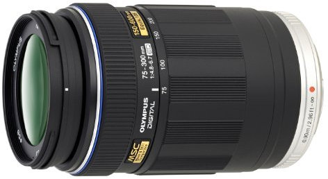 Olympus M.Zuiko Digital Objectif ED 75-300 mm 1:4.8-6.7 / EZ-M7530 Noir