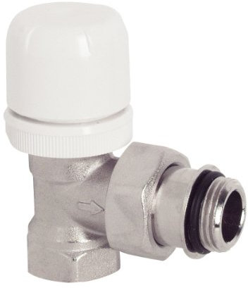 Robinet Thermostatisable Volant Manuel-Fer Femelle/Diam 15x21(1/2)/Corps Droit Femelle