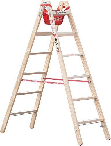 Format 4003311154055 – holz-sprossenstehleiter comfort-sprossen 2 x 5