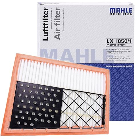 MAHLE LX 1850/1 Luftfilter für MERCEDES-BENZ M-CLASS (W164) | Kompatibel mit: MERCEDES-BENZ C-CLASS, C-CLASS, C-CLASS T-Model, C-CLASS T-Model, CLK, CLK Cabriolet, CLS, E-CLASS