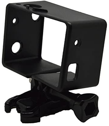 vhbw Rahmenhalterung kompatibel mit GoPro HD Hero 3 Black Edition, CHDHN-301, CHDHX-301, Silver Edition ActionCam - Kunststoff Schwarz