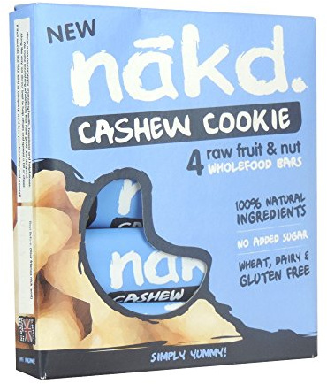 Nakd Multipack Cashew Cookie, 4x35 g