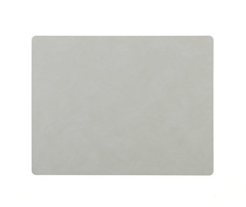 LindDNA Square Tischset, Leder, Metallic, 35 x 45 cm
