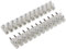 ChiliTec Lüsterklemmen für 2,5-4,0mm², 12 Klemmen Messingeinsatz, transparent, steckbar