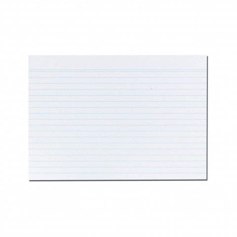 400 herlitz Karteikarten Din A5 weiß liniert (4x 100 Stück)