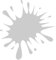 Samunshi® Farbkleckse Aufkleber Klecks Sticker 7,5 x 8cm silbermetalleffekt