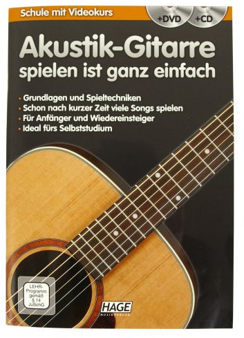Edition Hage Akustik Gitarre mit CD + DVD
