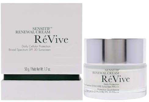 Sensitif Renewal Cream Daily Cellular Protection SPF 30 by Revive for Women - 1.7 oz Sunscreen