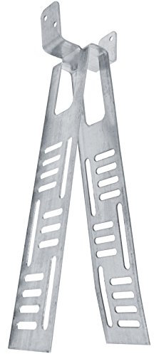 Parco Supports de lattes de faîtage, supports de lattes de faîtage de qualité supérieure, couvreur de toiture First Grat, support universel de 10 pièces, largeur de barre : 50 mm