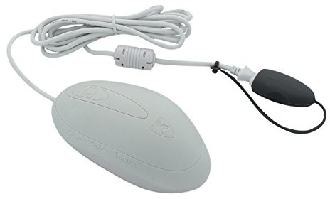 Seal Shield Waterproof - Maus - optisch - 5 Tasten - verkabelt - PS/2, USB