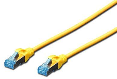 CAVO RETE SCHERMATO F/UTP CAT. 5E - LUNGHEZZA MT. 3 - COLORE GIALLO, Cat-5e - 3 m, Cavo patch - SF-UTP - PVC - CCA