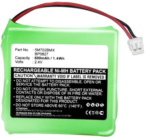 Akku-King Akku kompatibel mit AVM 5M702BMX - NI-MH 600mAh - für Fritz!Fon MT-D, AVM20002434, AVM20002435 Life S63006, S63008, S63022, S63049, S63088