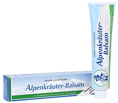 200 ml ORIGINAL LACURE RIESENTUBE ALPENKRÄUTER BALSAM CREME TUBE SALBE MASSAGE