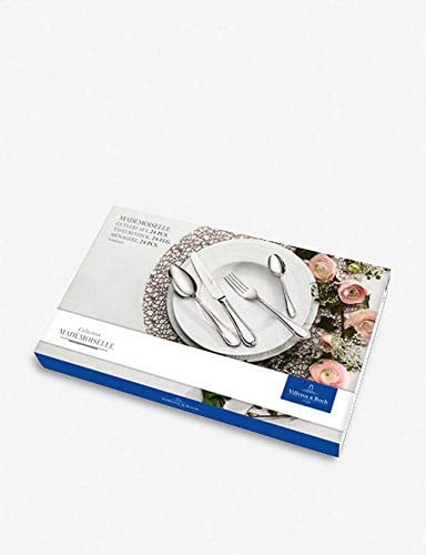 Villeroy & Boch Mademoiselle Tafelbesteck / klassisches Besteck Set aus poliertem, rostfreiem Edelstahl / geeignet für bis zu 6 Personen / 1 x Set (24-teilig)
