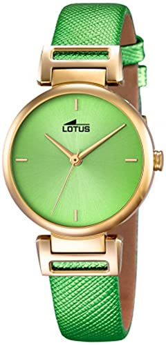 Lotus Damen-Armbanduhr Analog Quarz Leder 18228/1