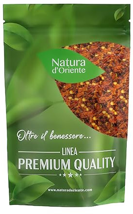NATURA D'ORIENTE - Peperoncino Frantumato Piccante 1000g | Alta qualità
