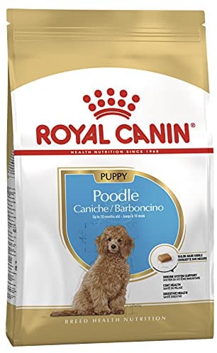 Royal Canin Poodle Puppy | 3 kg | Alleinfuttermittel für Pudel-Welpen | Bis zum 10. Monat | Zur Unterstützung der Abwehrkräfte & Fellqualität | Mit Omega-3 & Antioxidantien