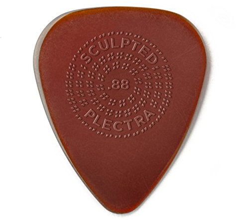 Dunlop Primetone Standard .88mm Sculpted Plectra (Grip) - 12 Pack