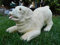 Dekorationsfigur Hund Labrador Retriever Welpe H 18 cm Dekofigur aus Kunstharz Gartendeko Garten Dekofigur Gartenskulptur