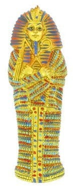 Tutankhamun - Ancient Egyptian Mummy Shaped Fridge Magnet - 8 cm
