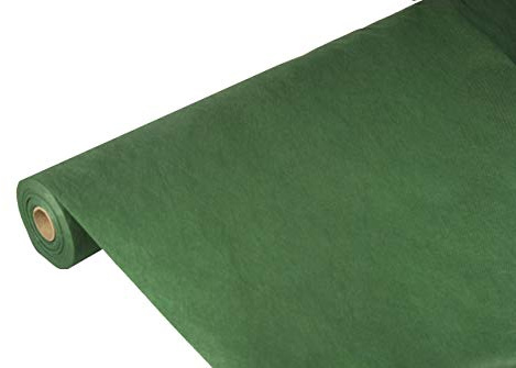 Papstar, Tischdecke, stoffähnlich, Vlies soft selection 25 m x 1,18 m dunkelgrün, #82345