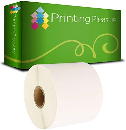 Printing Pleasure Zebra 72mm x 36mm ThermoEtiketten Rolle mit 1000 Etiketten, Thermodirekt