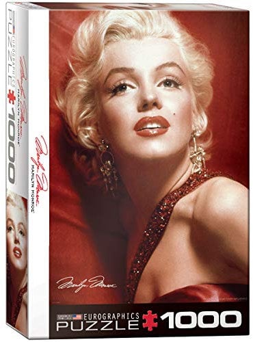 Marilyn Monroe Red Portrait von Sam Shaw, 1000-teiliges Puzzle