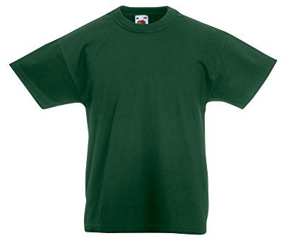Fruit of the Loom Childrens/Kids Original Short Sleeve T-Shirt (14-15 Years) (Bottle Green)