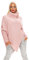 Mississhop Poncho Strick Sweatshirt Pullover Umhang Überwurf 30-01 Rosa