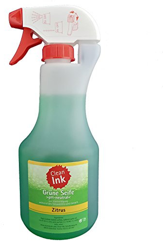 Tattoo Farbreiniger - Clean Ink to spray 500ml Zitrus Grüne Seife / Green Soap-Copy