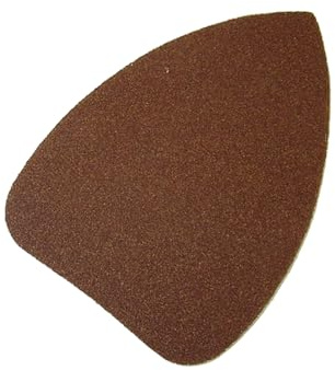 Faithfull AOMOUSEM Hook and Loop Plain Mouse Medium Sander Sheet - Red, 140mm L x 100mm W