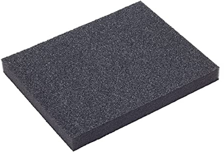ProDec Coarse Grit Flexible Foam Filled Sanding Pad for Flat & Curved Wood & Metal Surfaces Including Window Sills, Architraves, Skirting Board, Pipes, Railings, Furniture, Balustrades, Spindles