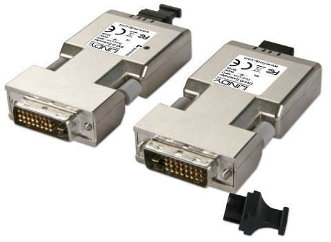 Lindy 38106 - Extender DVI-D Dual Link su Fibra Ottica MPO, 500 m
