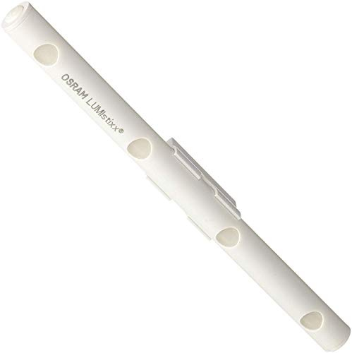 OSRAM LUMIstixx LED Lichtleiste/flexible Stablampe für Sideboards, als Schranklampe, Unterbaulampe, etc. / batteriebetrieben/mit Klebepad / 22 cm Länge - weiß