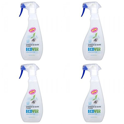 (4 PACK) - Ecover - Window & Glass Cleaner | 500ml | 4 PACK BUNDLE