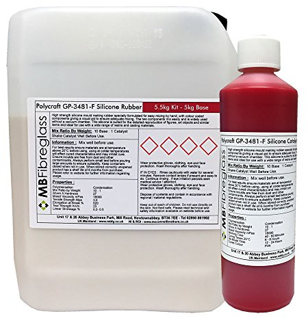 Polycraft GP-3481F RTV Silicone Mould Making Rubber 5.5Kg Kit