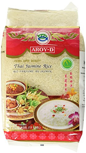 Aroy-D Duftreis, Langkorn Reis 100%, 1er Pack (1 x 5 kg)