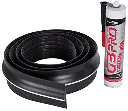 Stormguard 04SR5072515BL Garage Floor Seal Threshold 2515MM Black, Aluminium