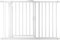 Safetots Puerta de Seguridad Autoajustable con Cierre Automático, 118,2cm - 125,2cm, Blanca, Puerta de Bebé con Cierre Automático, Barrera de Seguridad para Niños Pequeños, Instalación Fácil
