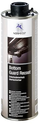 Normfest Bottom Guard Recoat – Überlackierbarer Unterbodenschutz mit Rost- und Steinschlagschutz, abriebfest, schnelltrocknend und temperaturbeständig für PKW & Nutzfahrzeuge – schwarz 1 Liter