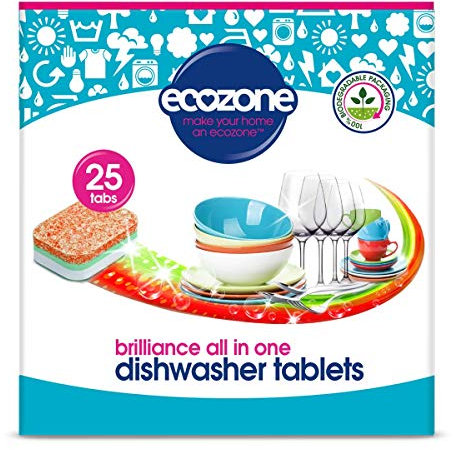 Ecozone All in One Dishwasher Tablets x 25, 400g