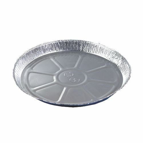 Papstar 1 Karton = 10x5 Rundformen, Alu rund Ø 27 cm · 2,2 cm 14550