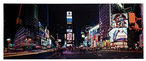 Wandbild Fototdruck Keilrahmen Bild New York Times Square Nacht USA 40x100 cm
