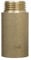 3/4 BSP (22mm) Pipe Thread Extension Female x Male Cast Iron Brass - 60mm Long