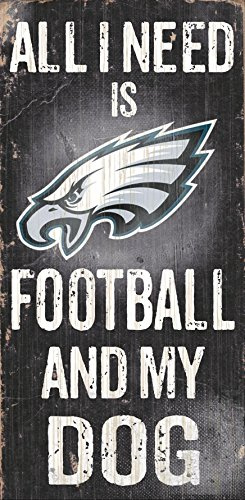 Fan Creations N0640 Philadelphia Eagles Football and My Dog Schild