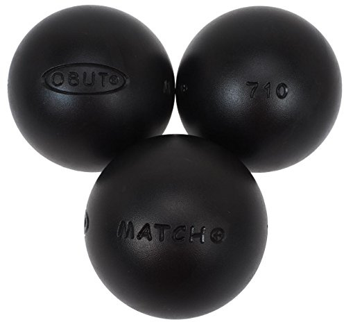 Obut - Match Plus 75 mm – Boccia-Kugeln – Schwarz