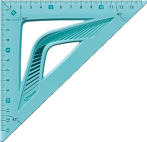 Maped 244421 Zeichendreieck Flex 45 Grad, Hypotenuse: 210 mm
