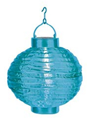 Best Season 477-17 LED-Solarlampion, 1 cool weiß LED, ca. 20 cm, blau