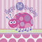 Unique Party 40392 - Pink Ladybird 1st Birthday Paper Napkins, Pack of 16