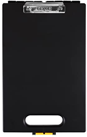 Dexas Klemmbrett mit Griff, Schwarz